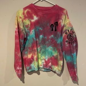 Tie-dye long sleeve T-shirt